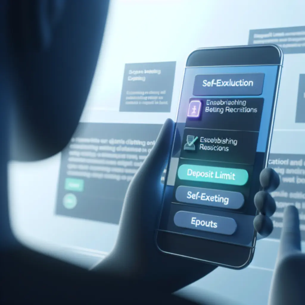 Illustration d'outils de contrôle et d'auto‑exclusion pour les joueurs